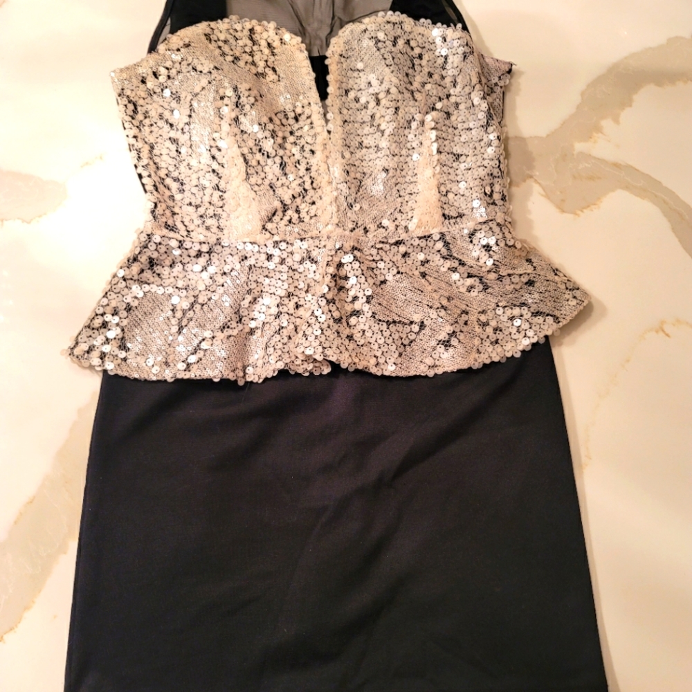 Woman dress with sequins